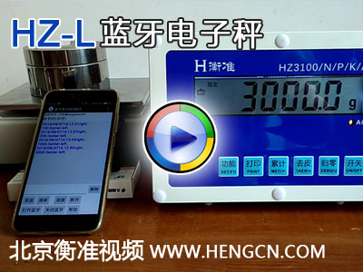 HZ3100电子秤无线蓝牙串口手机应用
