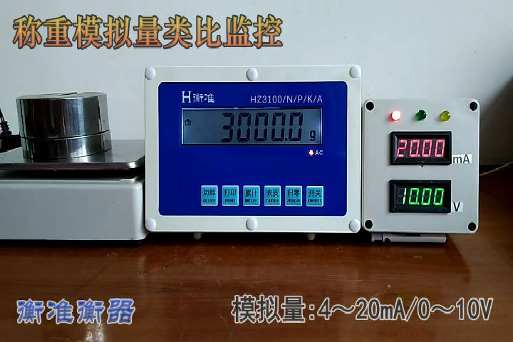 模拟量电子秤4-20mA监控PLC应用